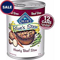 Blue Buffalo Blue's Stew Made with Natural Ingredients, Hearty Beef Stew, Grain-Free Wet Dog Food