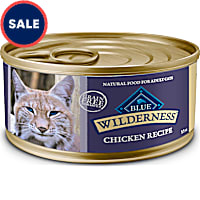 Blue Buffalo Wilderness Natural Wet Cat Food Pate, High-Protein & Grain-Free Recipe