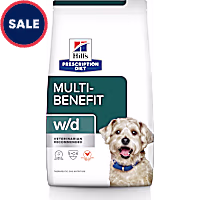 Hill's Prescription Diet w/d Multi-Benefit Digestive/Weight/Glucose/Urinary Management Chicken Flavor Dry Dog Food