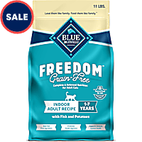 Blue Buffalo Freedom Natural Grain-Free, Fish Recipe, Indoor Adult Dry Cat Food
