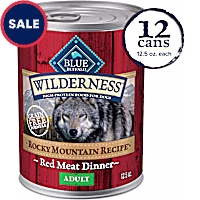 Blue Buffalo Wilderness Rocky Mountain Recipe Red Meat Pate Adult Wet Dog Food