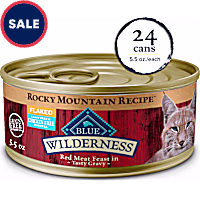 Blue Buffalo Wilderness Red Meat in Gravy Adult Flaked Wet Cat Food
