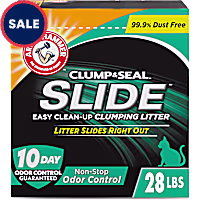 Arm & Hammer Clump & Seal Slide Clumping Cat Litter, Non-Stop Odor Control