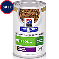 Hill's Prescription Diet Metabolic Weight Management Vegetable & Beef Stew Canned Dog Food