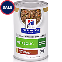 Hill's Prescription Diet Metabolic Weight Management Vegetable & Chicken Stew Canned Dog Food