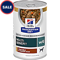 Hill's Prescription Diet w/d Multi-Benefit Vegetable & Chicken Stew Canned Dog Food
