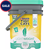 Tidy Cats Free & Clean Low Dust, Light Weight Clumping Odor Control Unscented Multi Cat Litter