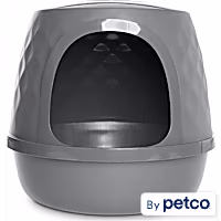 So Phresh Geometric Covered Cat Litter Box