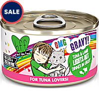 B.F.F. OMG Lights Out Tuna & Lamb Dinner in Gravy Wet Cat Food