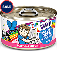 B.F.F. OMG Chase Me Tuna & Chicken Dinner in Gravy Wet Cat Food