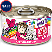 B.F.F. OMG Dilly Dally Tuna & Duck Dinner in Gravy Wet Cat Food