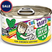 B.F.F. OMG Live N' Love Chicken & Lamb Dinner in Gravy Wet Cat Food