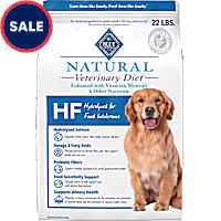 Blue Buffalo Natural Veterinary Diet HF Hydrolyzed for Food Intolerance Vet Prescription Required Salmon Dry Dog Food