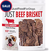 JustFoodforDogs Healthy Snack Beef Brisket Dog Treats
