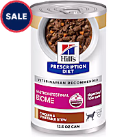 Hill's Prescription Diet Gastrointestinal Biome Digestive/Fiber Care Chicken & Vegetable Stew Wet Dog Food