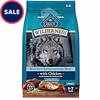 Blue Buffalo Wilderness Natural High-Protein Healthy Weight Chicken Recipe Dry Food for Large Breed Adult Dogs