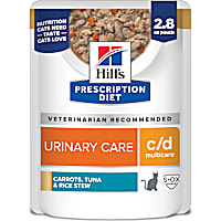 Hill's Prescription Diet c/d Multicare Feline Vegetable, Tuna & Rice Stew Wet Cat Food