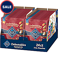 Blue Buffalo Delectables Hearty Beef Cuts in Gravy Natural Wet Dog Food Toppers