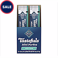 Blue Buffalo Tastefuls Mini Purees Tuna Adult Cat Natural Single-Serving Snack