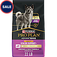 Purina Pro Plan Advantage Senior Support Plus Shredded Blend Chicken & Rice Formula Dry Dog Food