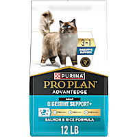 Purina Pro Plan AdvantEDGE Digestive Support Plus Adult Salmon and Rice Formula Dry Cat Food