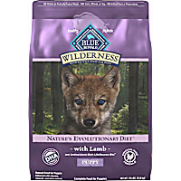 Blue Buffalo Wilderness Lamb, Chicken-Free Formula 37 g Protein, Meat Rich Natural Puppy Dry Dog Food