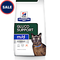 Hill's Prescription Diet m/d Gluco Support Chicken Flavor Dry Cat Food