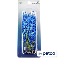 Imagitarium Blue Hairgrass Plastic Aquarium Decor