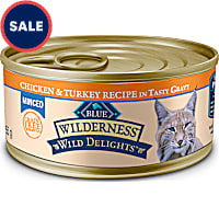 Blue Buffalo Wilderness Wild Delights Chicken & Turkey Wet Cat Food