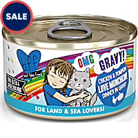 B.F.F. OMG Love Munchkin! Chicken & Pumpkin Dinner in Gravy Wet Cat Food