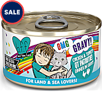 B.F.F. OMG QT Patootie! Chicken & Turkey Dinner in Gravy Wet Cat Food