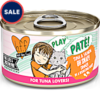B.F.F. P.L.A.Y. Oh Snap! Tuna & Salmon Dinner in a Hydrating Puree Wet Cat Food
