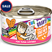 B.F.F. OMG Start Me Up Tuna & Salmon Dinner in Gravy Wet Cat Food