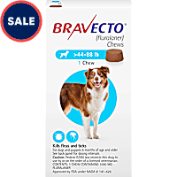 Bravecto Chews for Dogs 44-88 lbs
