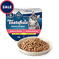 Blue Buffalo Tastefuls Savory Singles Salmon Entree Natural Wet Cat Food in Gravy