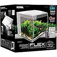 Fluval Flex White Tank Aquarium Kit