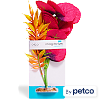 Imagitarium Red Leaf Silk Aquarium Plant