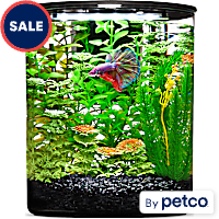 Imagitarium Plastic Cylinder Betta Aquarium