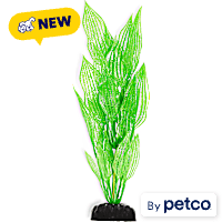 Imagitarium Green Lace Leaf Faux Plant Aquarium Decor