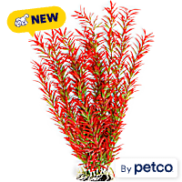 Imagitarium Dark Red Plant Aquatic Decor