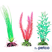 Imagitarium Glow in the Dark Variety Pack Plastic Aquarium Plants