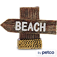 Imagitarium Resin Beach Sign Aquatic Decor