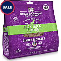 Stella & Chewy's Freeze-Dried Raw Dinner Morsels Protein Rich Duck Duck Goose Recipe Dry Cat Food