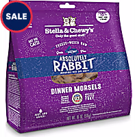 Stella & Chewy's Freeze-Dried Raw Dinner Morsels Protein Rich Absolutely Rabbit Recipe Dry Cat Food