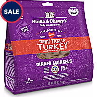 Stella & Chewy's Freeze-Dried Raw Dinner Morsels Protein Rich Tummy Ticklin' Turkey Recipe Dry Cat Food