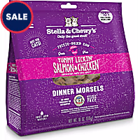 Stella & Chewy's Freeze-Dried Raw Dinner Morsels Protein Rich Yummy Lickin' Salmon & Chicken Recipe Dry Cat Food