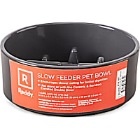 Reddy Black Double Diner Slow Feeder Replacement Bowl for Dogs