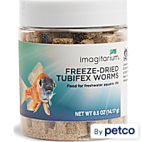 Imagitarium Freeze-Dried Tubifex Worms Food for Freshwater Aquatic Life