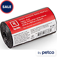 Reddy Black Logo Waste Bag Roll for Dogs