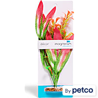 Imagitarium Red Sword Silk Aquarium Plant